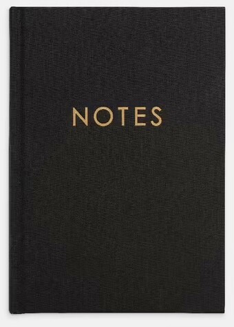 Officeworks Keji A5 160 Page Journal - Black offer
