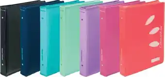 Officeworks ColourHide A4 2 D-Ring 25mm Zip Binders offer