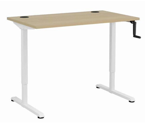J.Burrows Matrix Manual HeightAdjustable Desk 1200mm offer at Officeworks