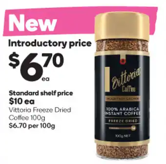 Woolworths Standard Shetf Price 100g offer