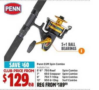 Anaconda Penn Ssm Spin Combo offer
