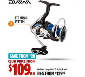 Anaconda Dalwa Legalis Lt Spin Reel offer