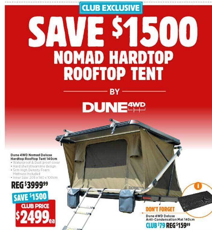 Dune 4wd Nomad Deluxe Hardtop Rooftop 