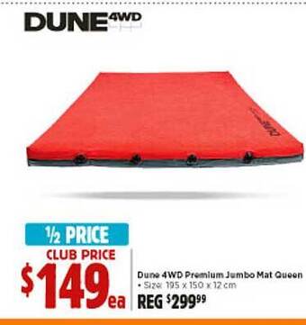 Anaconda Dune 4wd Premium Jumbo Mat Queen offer