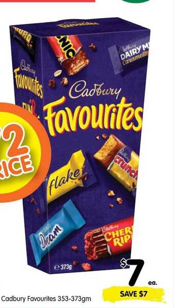 Spar Cadbury Favourites offer