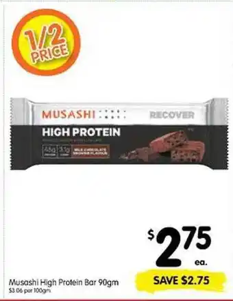 Spar Musashi High Protein Bar offer