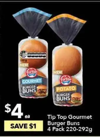 Ritchies Tip Top Gourmet Burger Buns offer