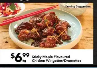 Ritchies Sticky Maple Flavoured Chicken Wingettes-drumettes offer
