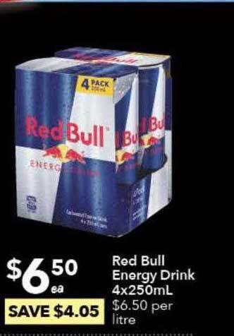 Ritchies Red Bull Energy Drink offer