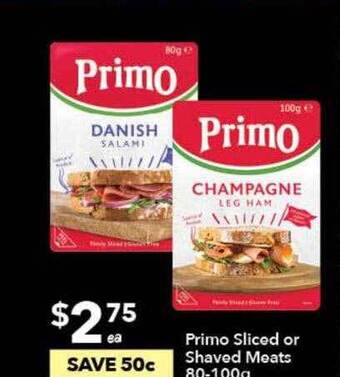 Ritchies Primo Sliced Or Shaved Meats offer