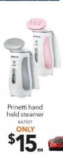 Cheap as Chips Prinetti Hand Held Steamer offer