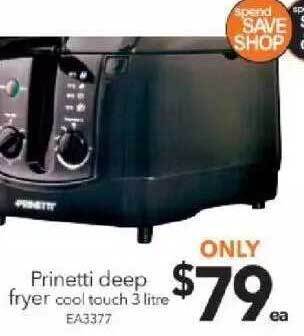 Cheap as Chips Prinetti Deep Fryer offer