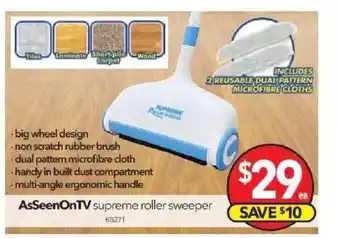 Cheap as Chips Supreme Roller Sweeper offer