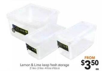 Lemon & Lime Keep Fresh Storage