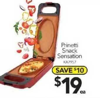 Cheap as Chips Prinetti Snack Sensation offer