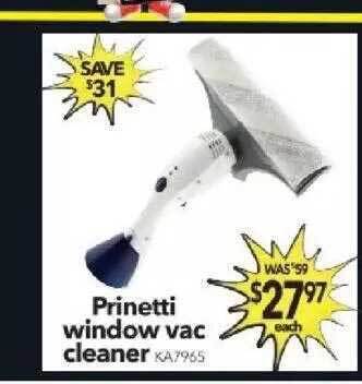 Cheap as Chips Prinetti Window Vac Cleaner offer
