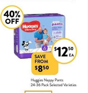 Foodworks Huggies Nappy Pants offer