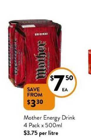 Foodworks Mother Energy Drink offer
