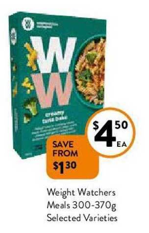 Foodworks Weight Watchers Meals offer