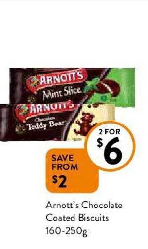 Foodworks Arnott's Chocolate Coated Biscuits offer