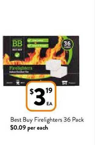 Foodworks Best Buy Firelighters 36 Pack offer
