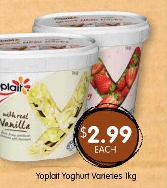 Spudshed Yoplait Yoghurt offer