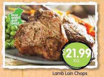 Spudshed Lamb Loin Chops offer