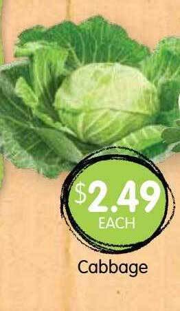 Spudshed Cabbage offer