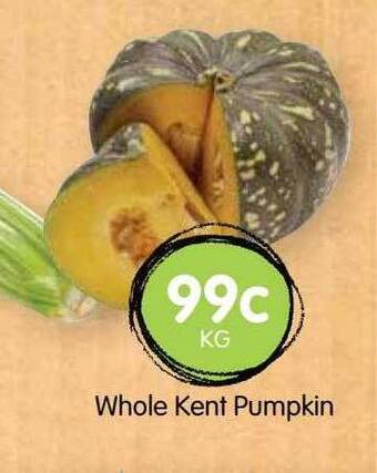 Spudshed Whole Kent Pumpkin offer