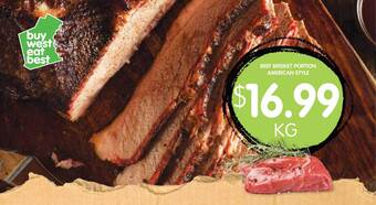 Spudshed Beef Brisket Portion American Style offer