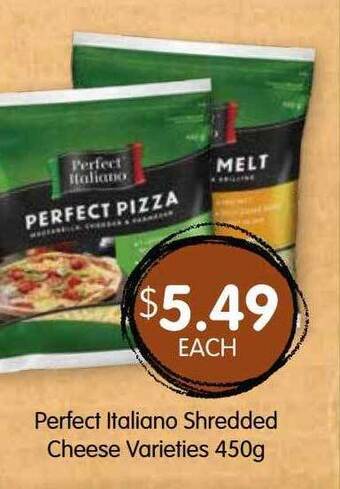 Spudshed Perfect Italiano Shredded Cheese offer