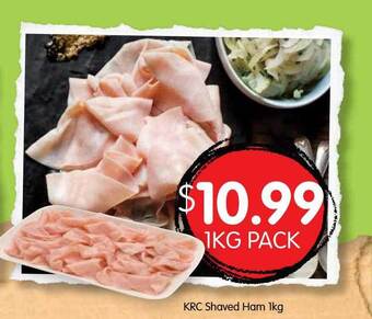Spudshed Krc Shaved Ham 1kg offer