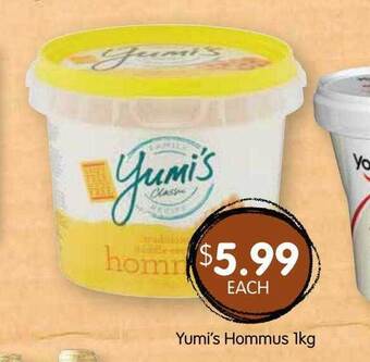 Spudshed Yumi's Hommus 1kg offer
