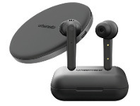 Videopro Urbanista Paris True Wireless Earbuds + Lyon Wireless Charging Pad Bundle - Black offer