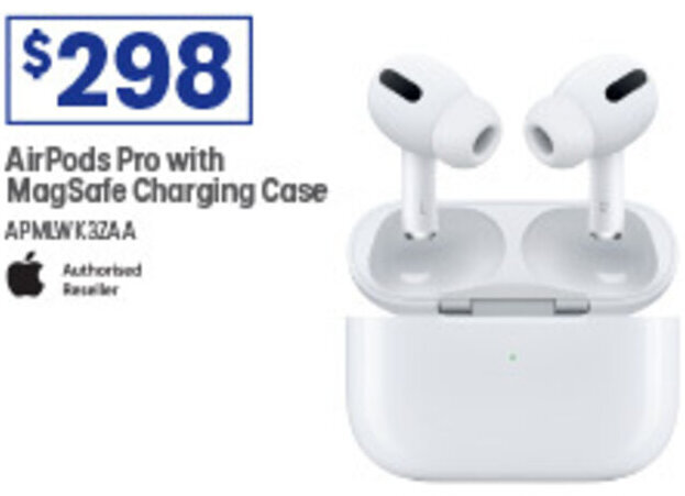 Officeworks AirPods Pro With MagSafe Charging Case offer