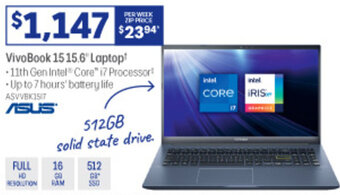Officeworks VivoBook 15 15.6" Laptop offer
