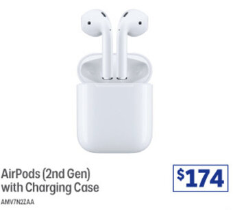 Officeworks AirPods (2nd Gen) With Charging Case offer