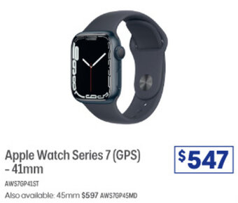 Officeworks Apple Watch Series 7 (GPS)-41mm offer