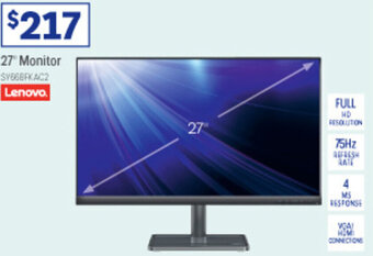 Officeworks 27" Monitor offer