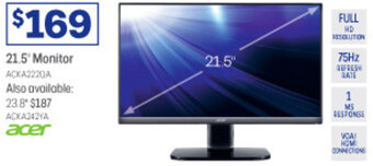 Officeworks 21.5" Monitor offer