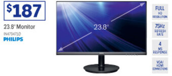 Officeworks 23.8" Monitor offer