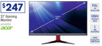 Officeworks 27" Gaming Monitor offer