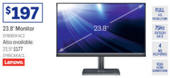 Officeworks 23.8" Monitor offer