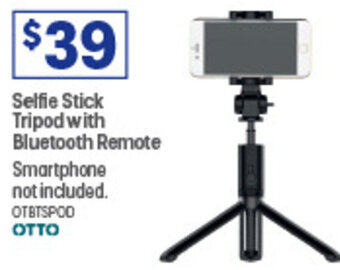 Officeworks Selfie Stick Tripod With Bluetooth Remote offer