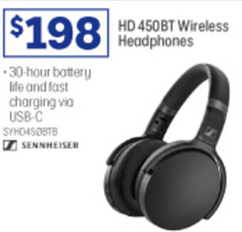 Officeworks HD 450BT Wireless Headphones offer