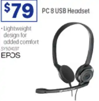 Officeworks PC 8 USB Headset offer