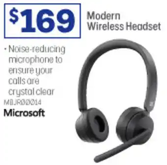 Officeworks Modern Wireless Headset offer
