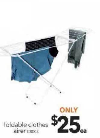 Cheap as Chips Foldable Clothes Airer offer