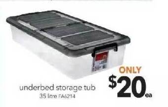 Cheap as Chips Underbed Storage Tub offer