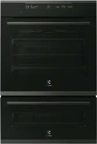 The Good Guys Electrolux 60cm Pyrolytic Duo Oven - Dark Stainless Steel offer